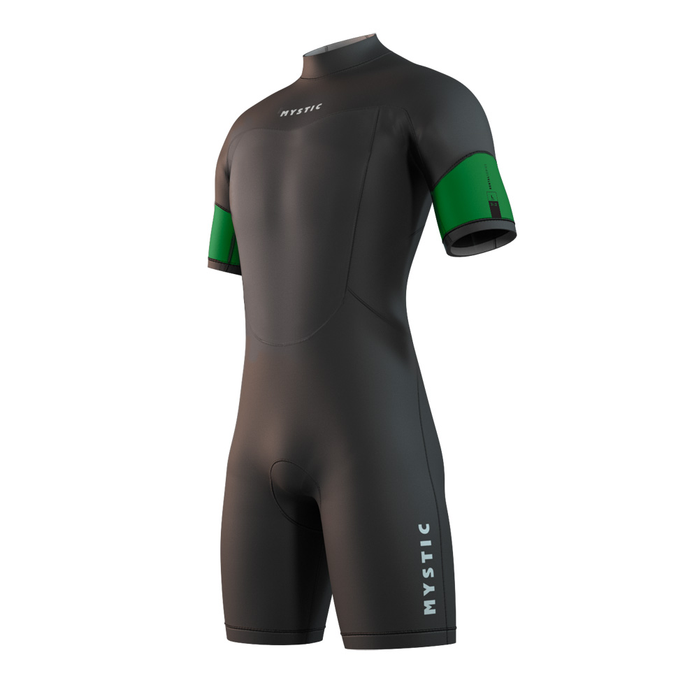 Mystic Vermietung Shorty 3/2 mm Rückenreißverschluss Flatlock Unisex 2