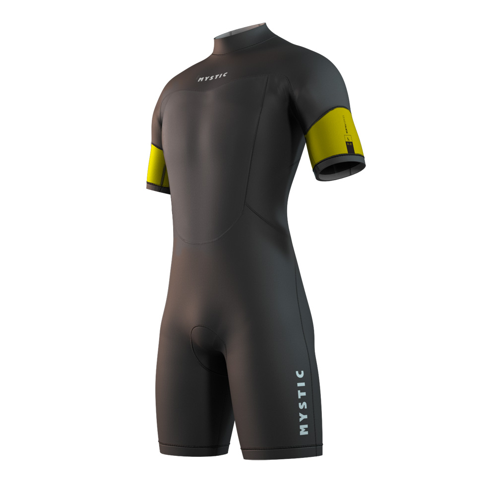 Mystic Vermietung Shorty 3/2 mm Rückenreißverschluss Flatlock Unisex 3