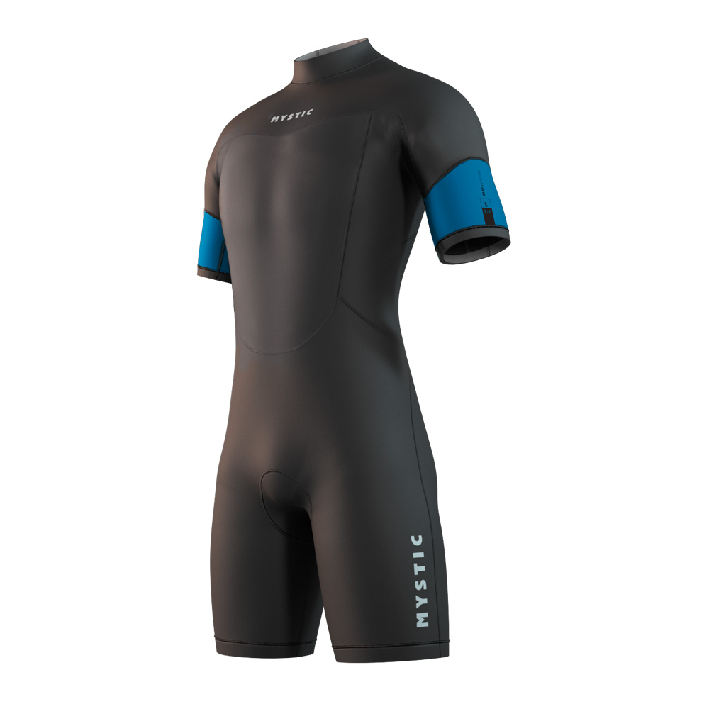 Mystic Vermietung Shorty 3/2 mm Rückenreißverschluss Flatlock Unisex 5