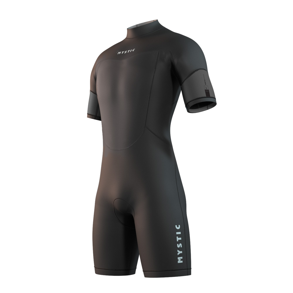 Mystic Vermietung Shorty 3/2 mm Rückenreißverschluss Flatlock Unisex 7