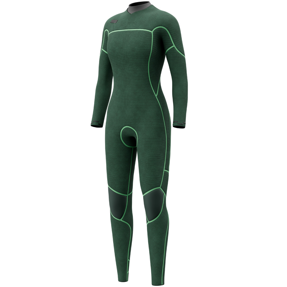 Mystic Jayde Fullsuit 5/4 mm Doppelter Brustreißverschluss Damen Schwarz 3