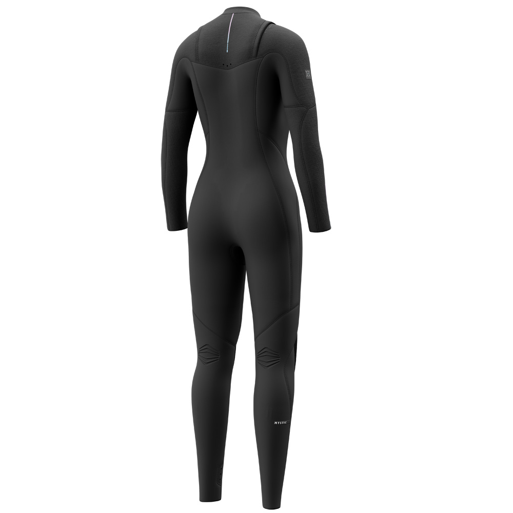 Mystic Jayde Fullsuit 4/3 mm Doppelter Brustreißverschluss Damen Schwarz 2