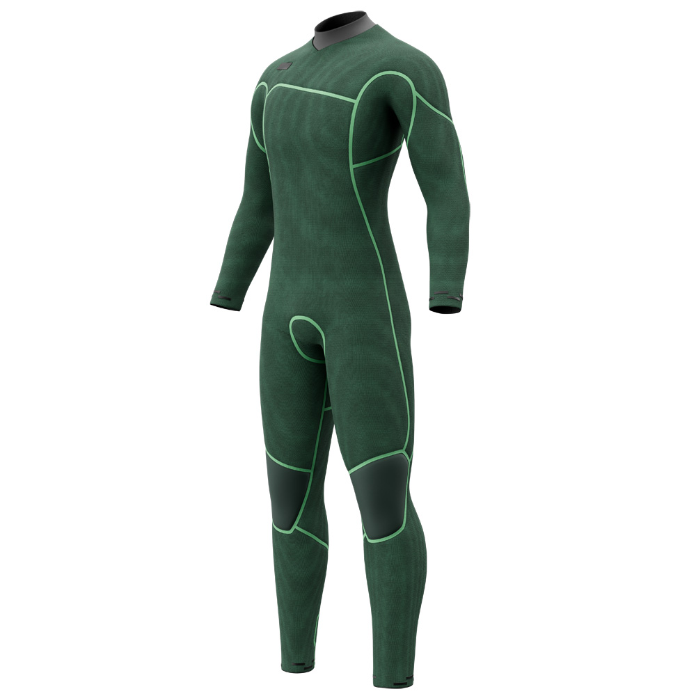 Mystic Majestic Fullsuit 3/2 mm Brustreißverschluss Herren Teal 3