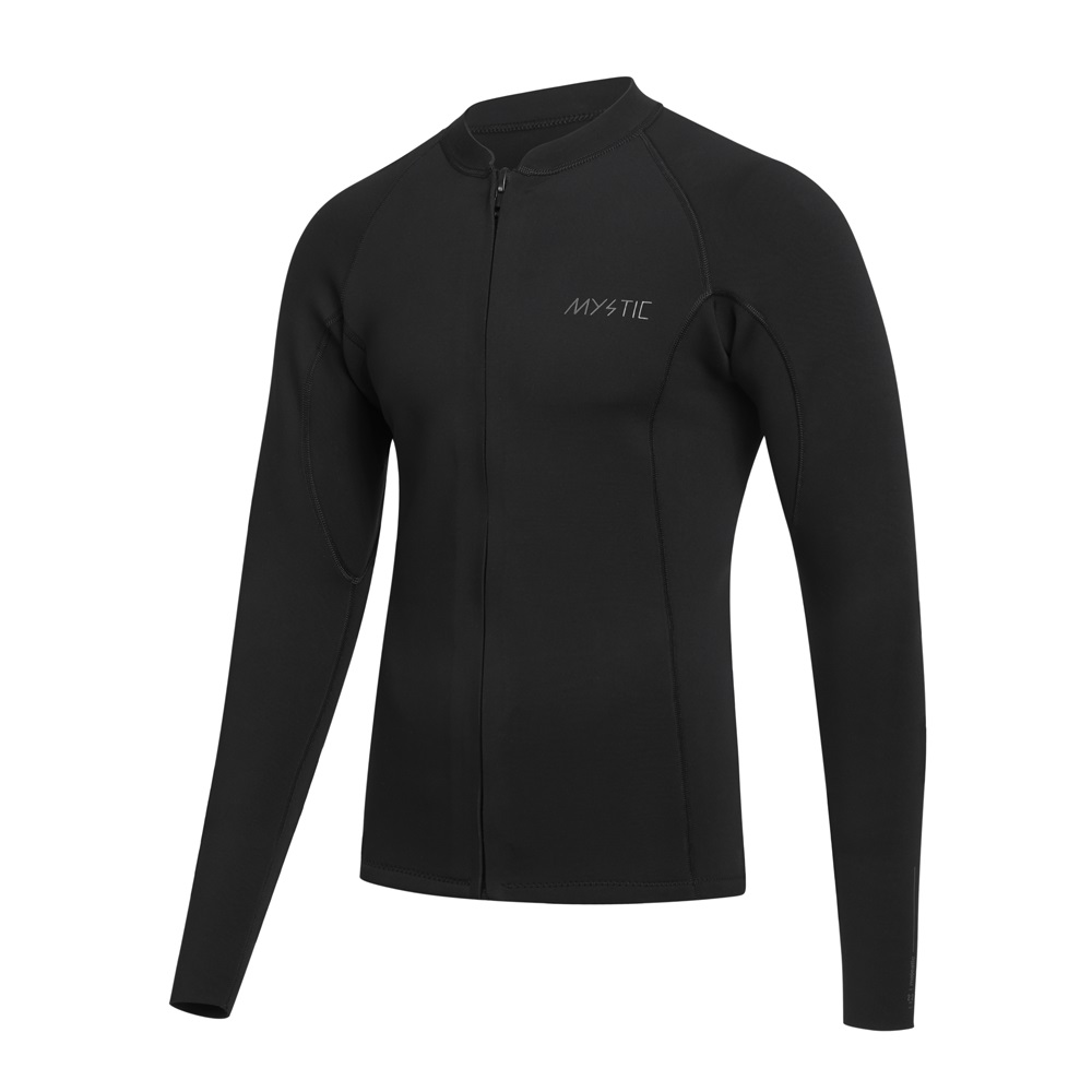 Mystic Majestic Neoprenjacke 2mm mit Reißverschluss vorne schwarz foto 1
