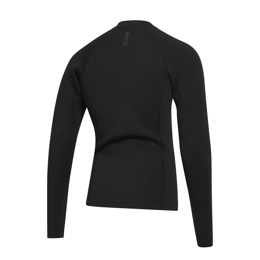 Mystic Majestic Neoprenjacke 2mm mit Reißverschluss vorne schwarz 2