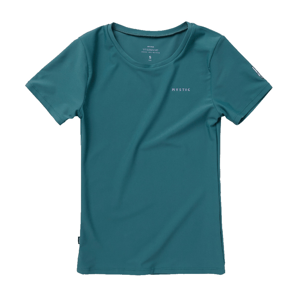 Star Rash Guard Kurzarm Damen Teal Blau