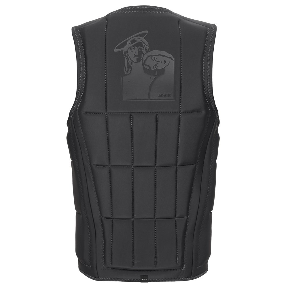 Mystic Anarchy Impact Weste Herren Brustreißverschluss Wake Phantom Grau 2