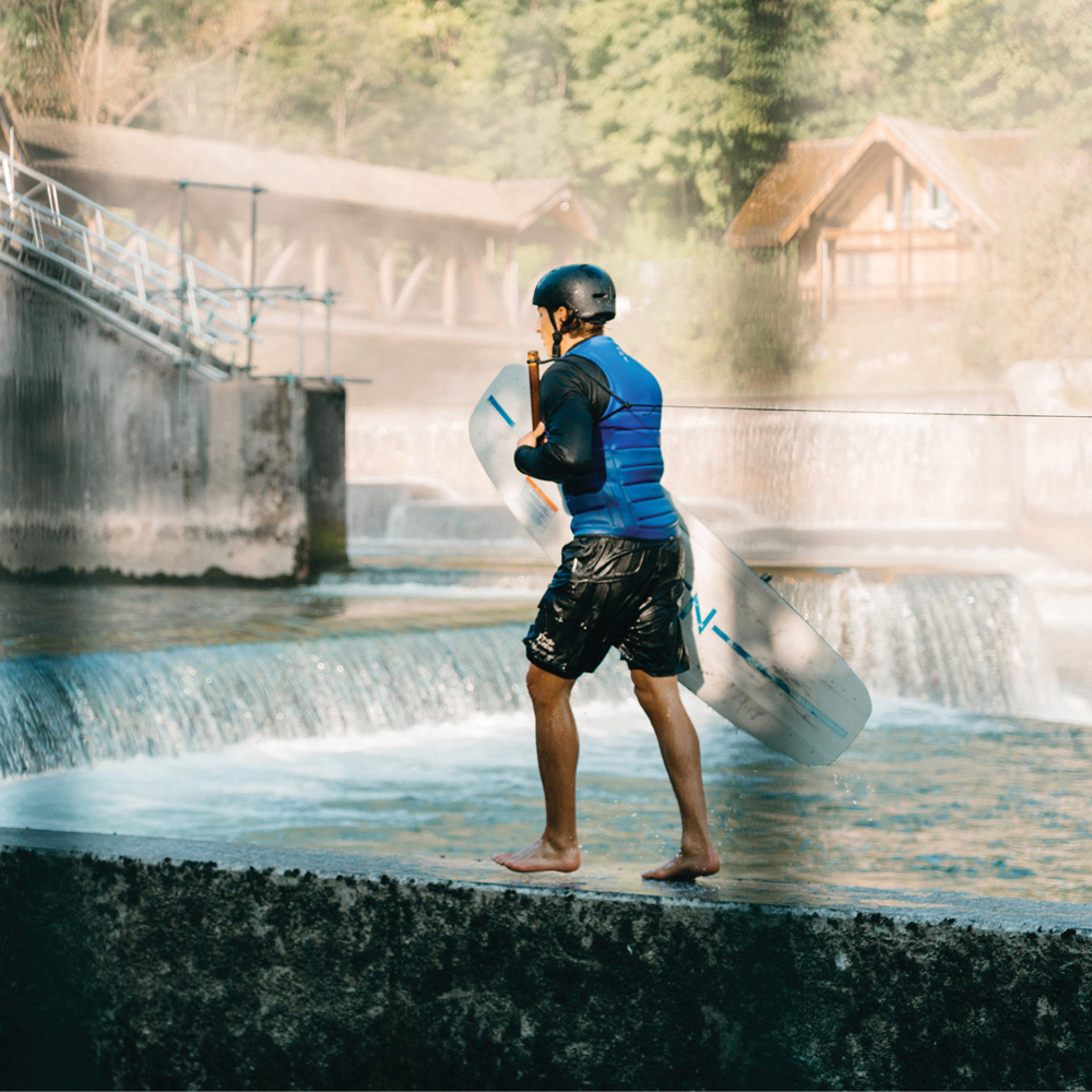 Mystic Mayhem Aufprallschutzweste Herren schwarz/blau wendbar 6