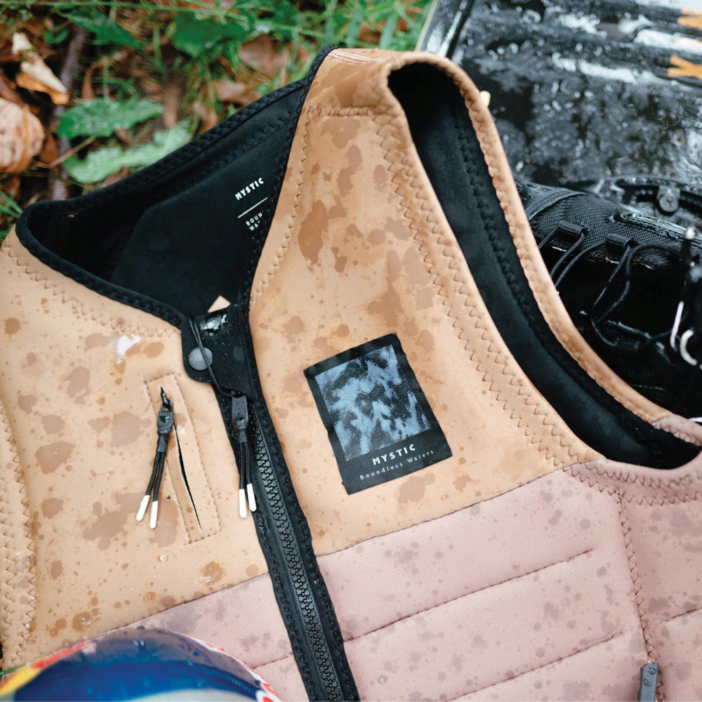 Mystic Die Dom Aufprallweste für Herren in Braun 6