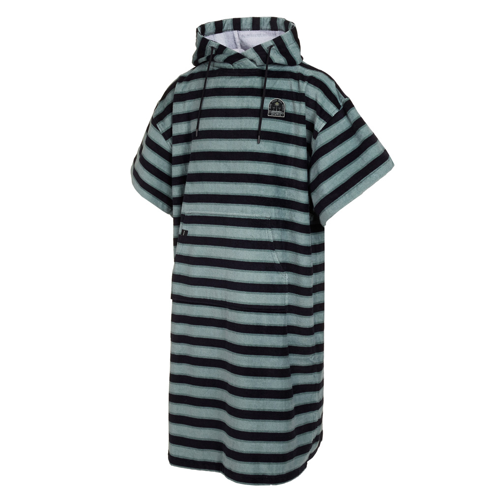 Mystic Poncho Velours AOP unisex grau blau foto 1