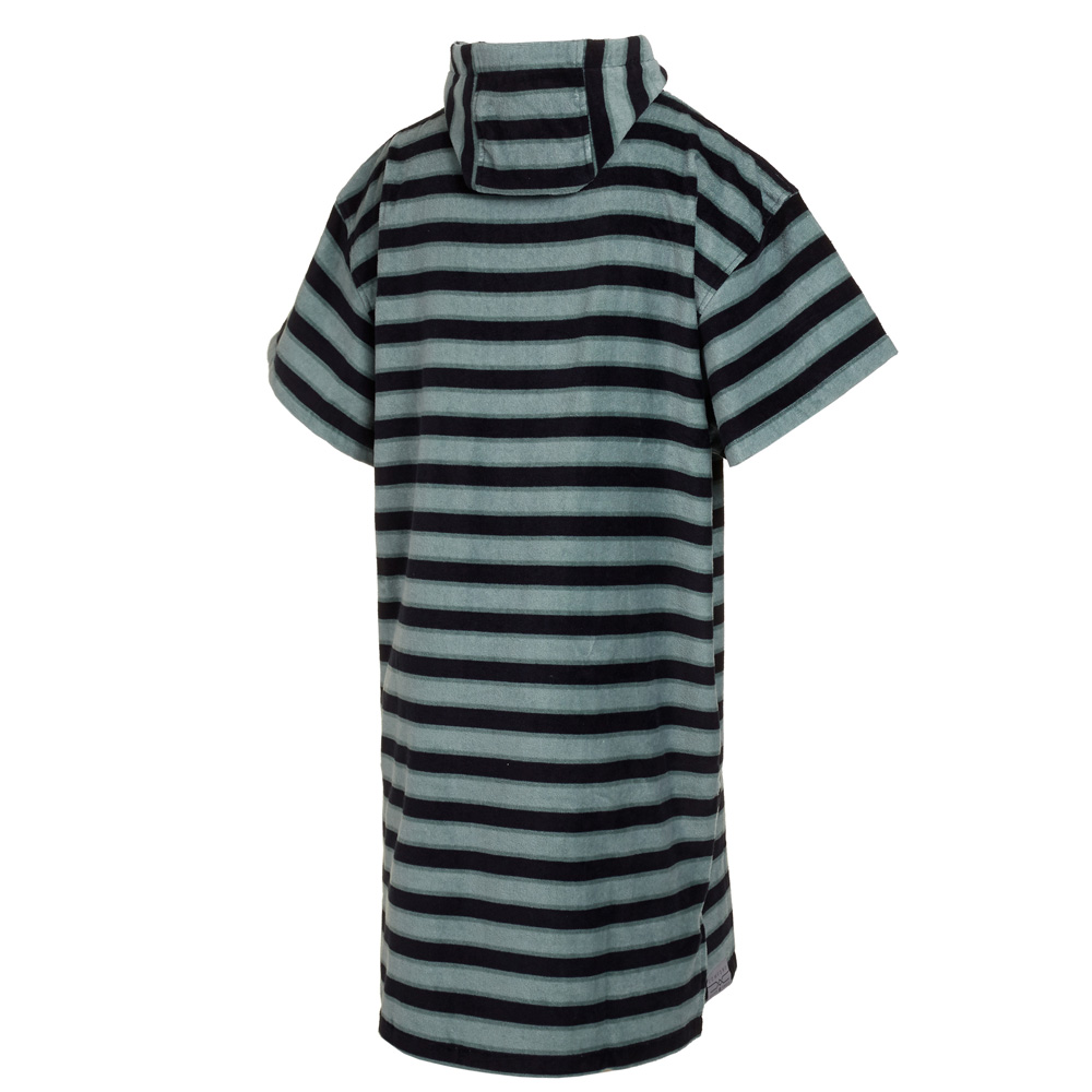 Mystic Poncho Velours AOP unisex grau blau 2