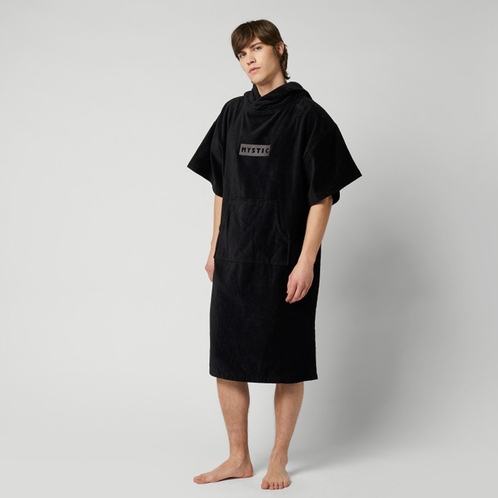 Mystic Cotton Deluxe Poncho Schwarz 3
