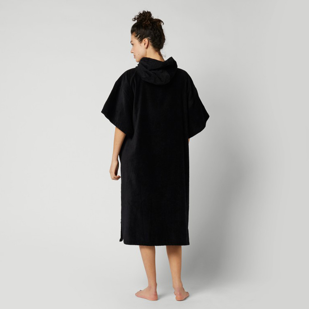Mystic Cotton Deluxe Poncho Schwarz 6
