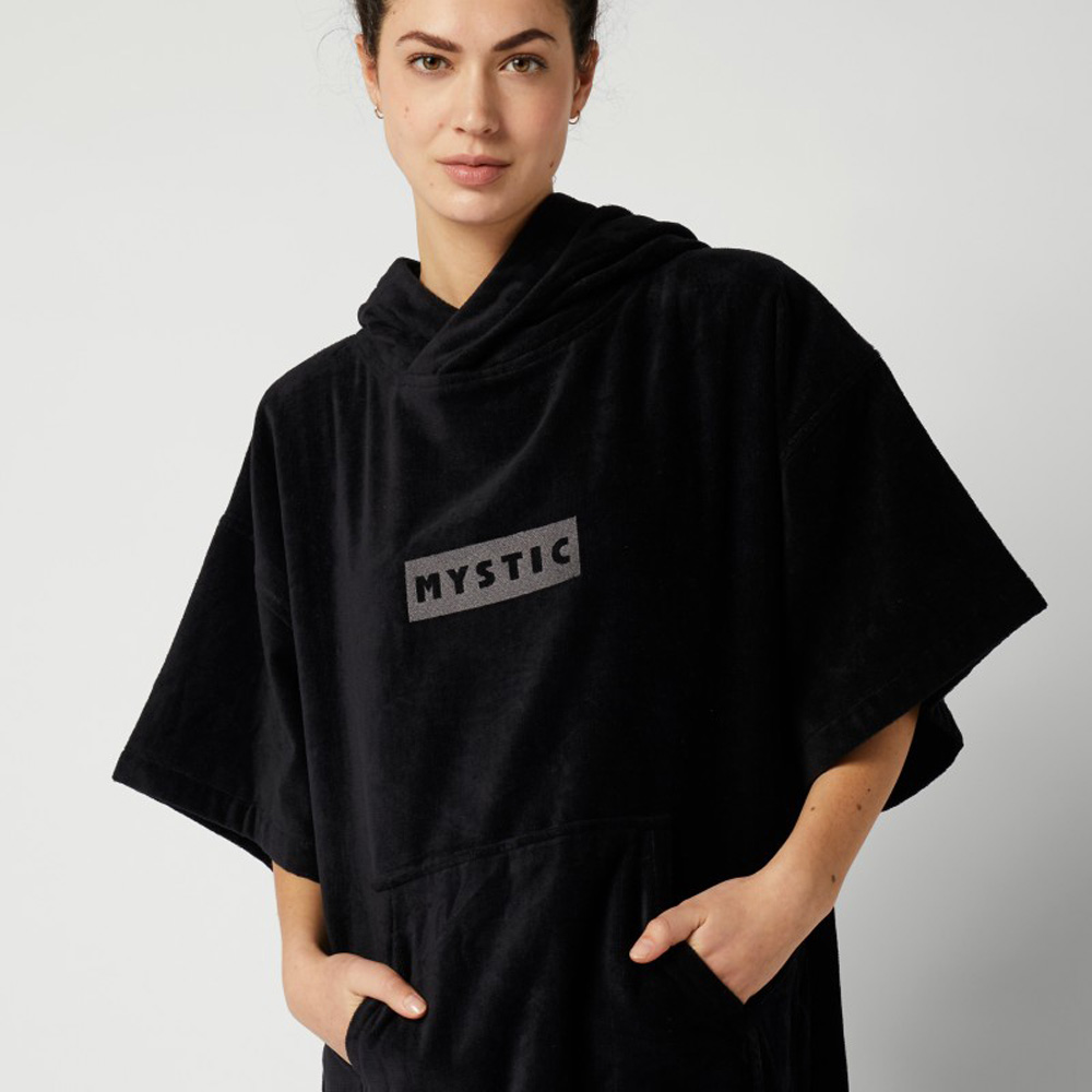 Mystic Cotton Deluxe Poncho Schwarz 7