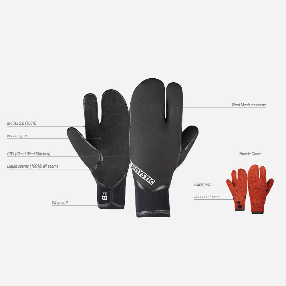 Mystic Supreme Handschuhe 5mm Lobster 4