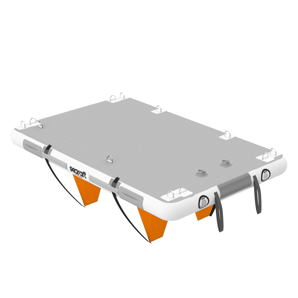 SeaRaft Diamond Deck Grau Small Aufblasbares Plattform foto 1