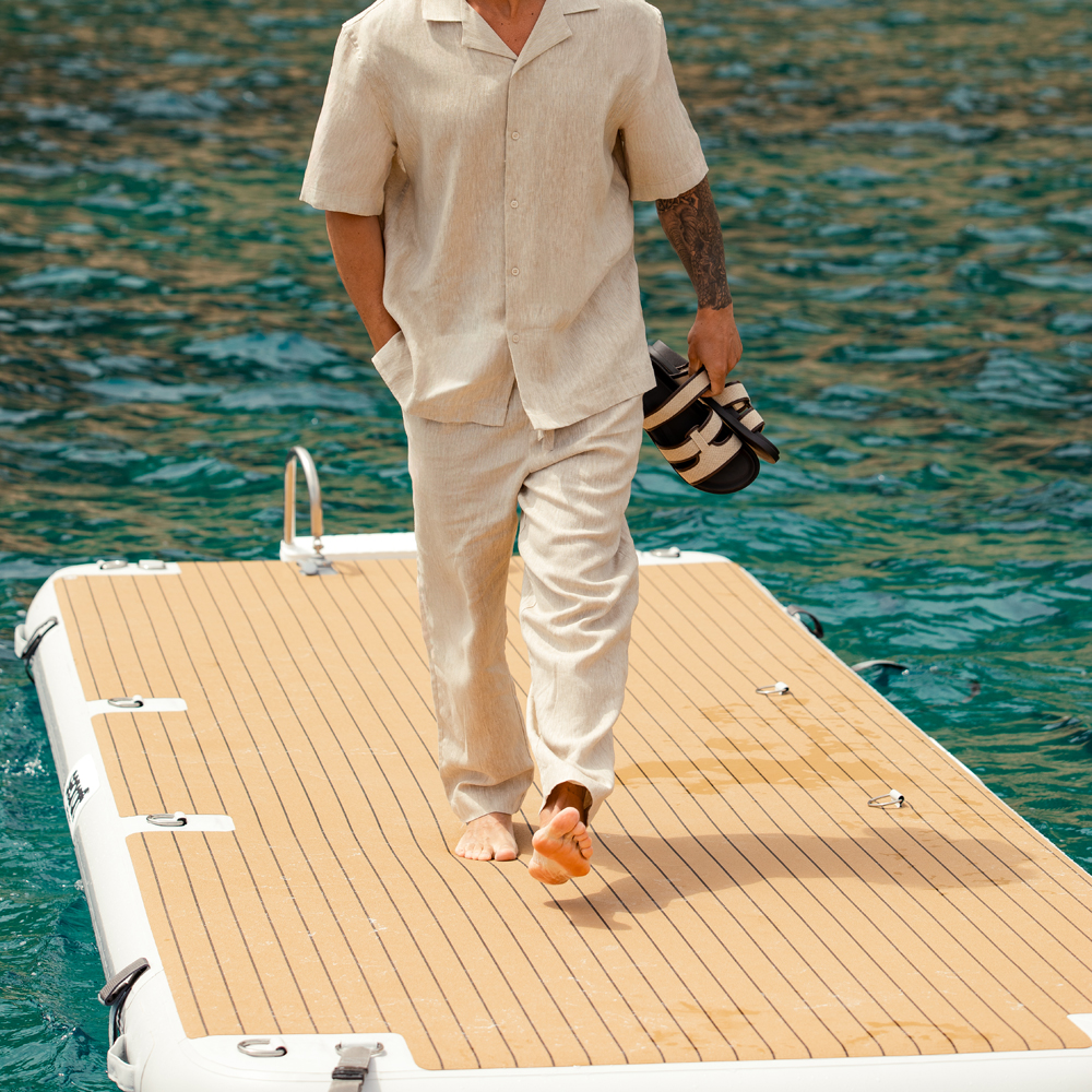 SeaRaft Diamond Deck Grau Small Aufblasbares Plattform 2