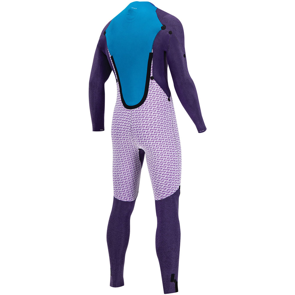 Prolimit Predator Steamer DownAirflex 5/3 Rückenreißverschluss Herren Schwarz 4