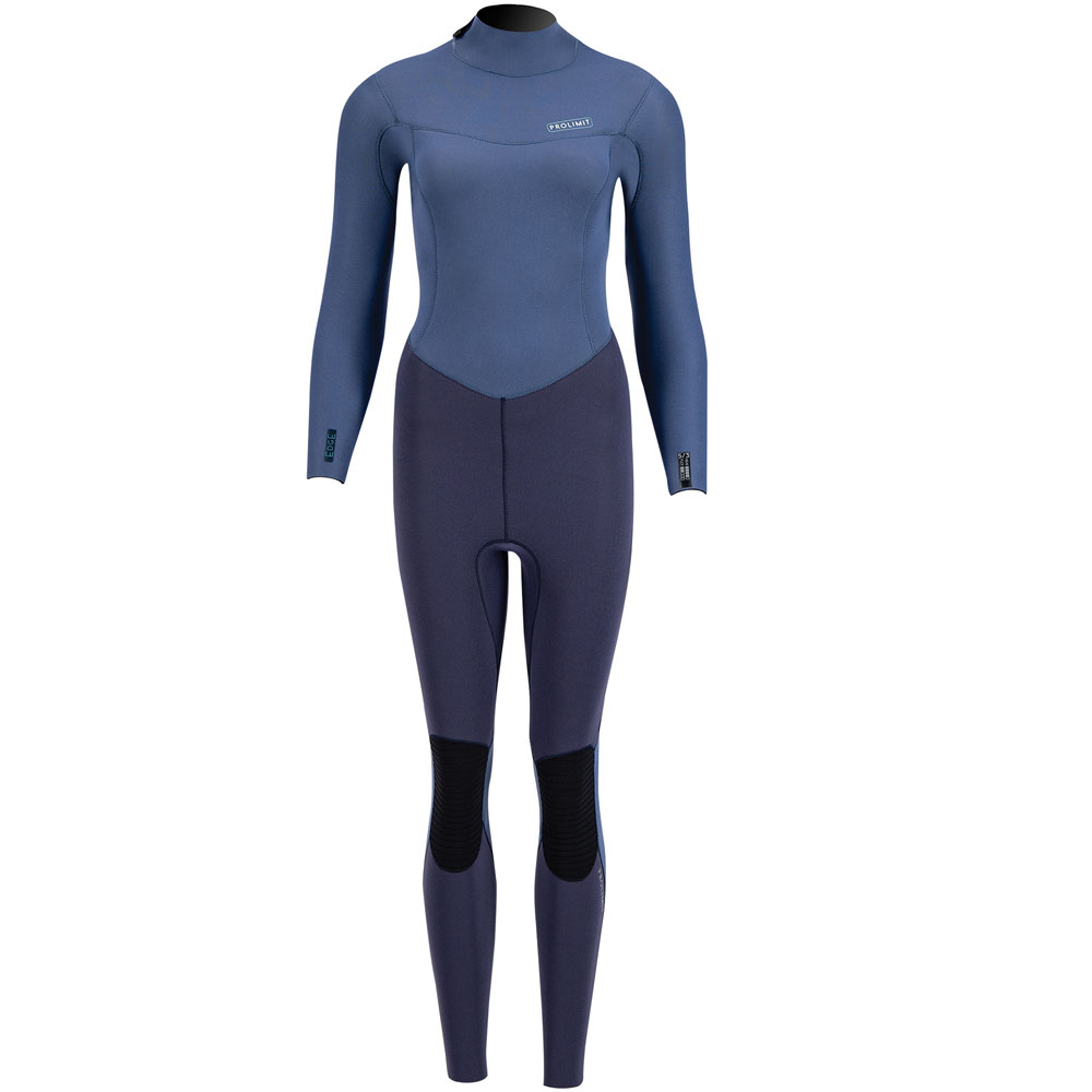 Prolimit Edge fullsuit 3/2 Rückenreißverschluss Neoprenanzug Damen navy/blau foto 1