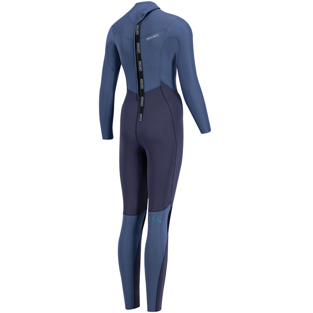 Prolimit Edge fullsuit 3/2 Rückenreißverschluss Neoprenanzug Damen navy/blau 2