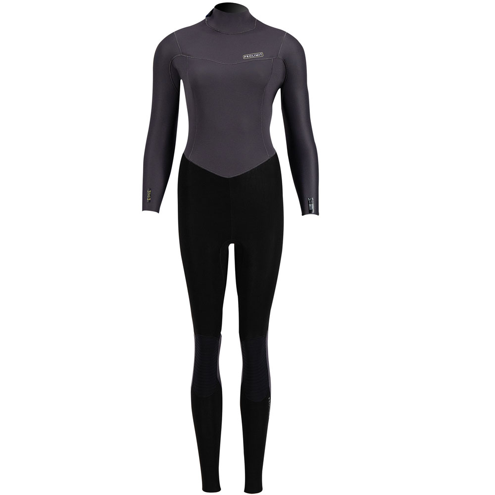 Prolimit Edge Ganzanzug 3/2 Rückenreißverschluss Neoprenanzug Damen schwarz foto 1