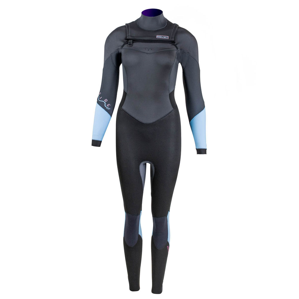 Prolimit Fire Steamer Freezip 5/3 mm Brustreißverschluss grauer Damen-Wetsuit foto 1