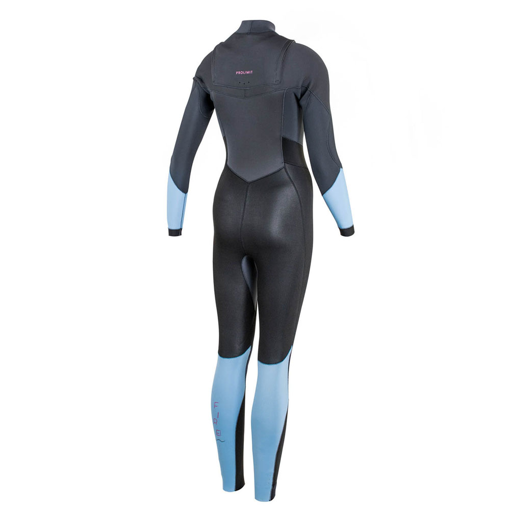 Prolimit Fire Steamer Freezip 5/3 mm Brustreißverschluss grauer Damen-Wetsuit 2