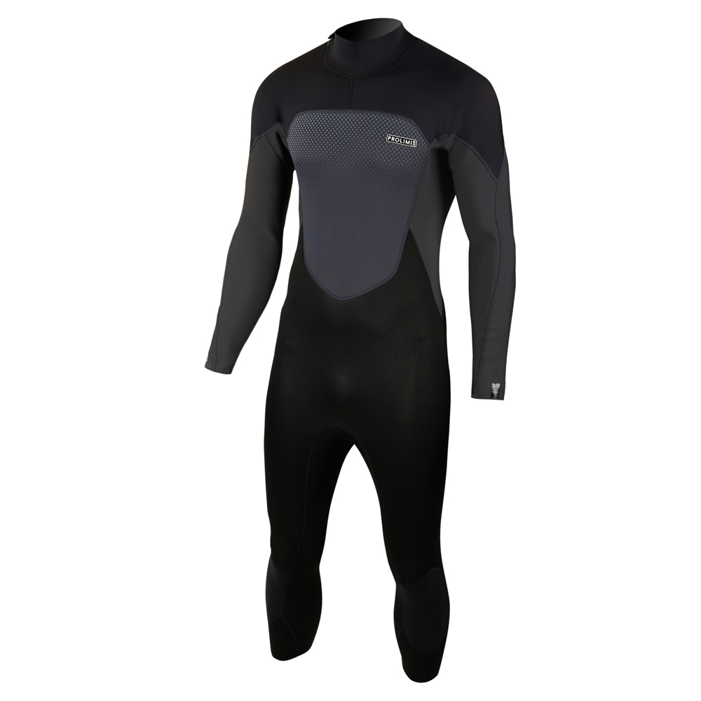 Prolimit Fusion Steamer 3/4 Bein 3/2 mm Rückenreißverschluss Herren Teal/Grau 2