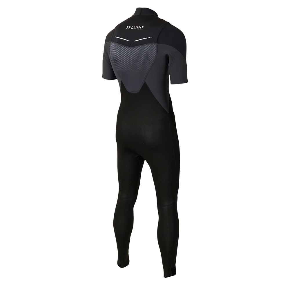 Prolimit Fusion Steamer Shortarm Freezip 3/2 mm Brustreißverschluss Herren Schwarz 3