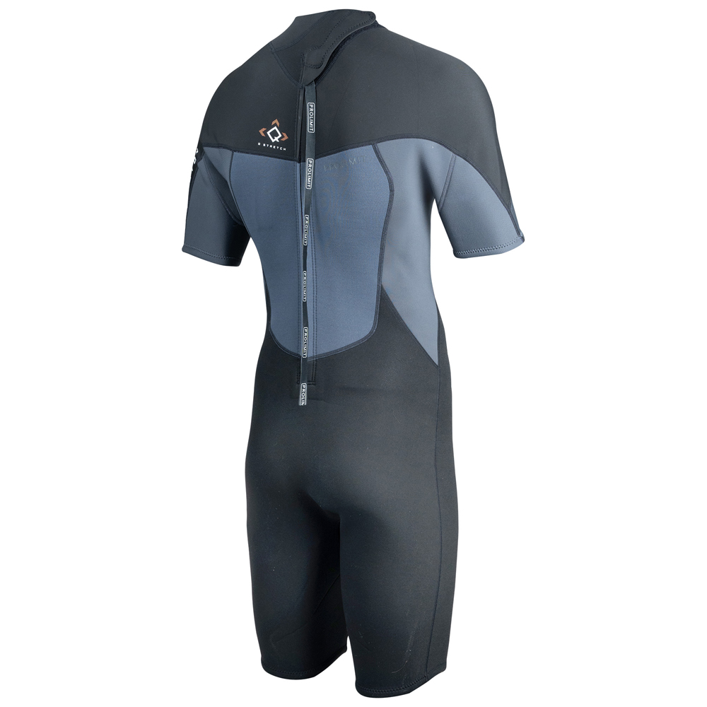 Prolimit Fusion Shorty Herren schwarz backzip 2/2 mm 3