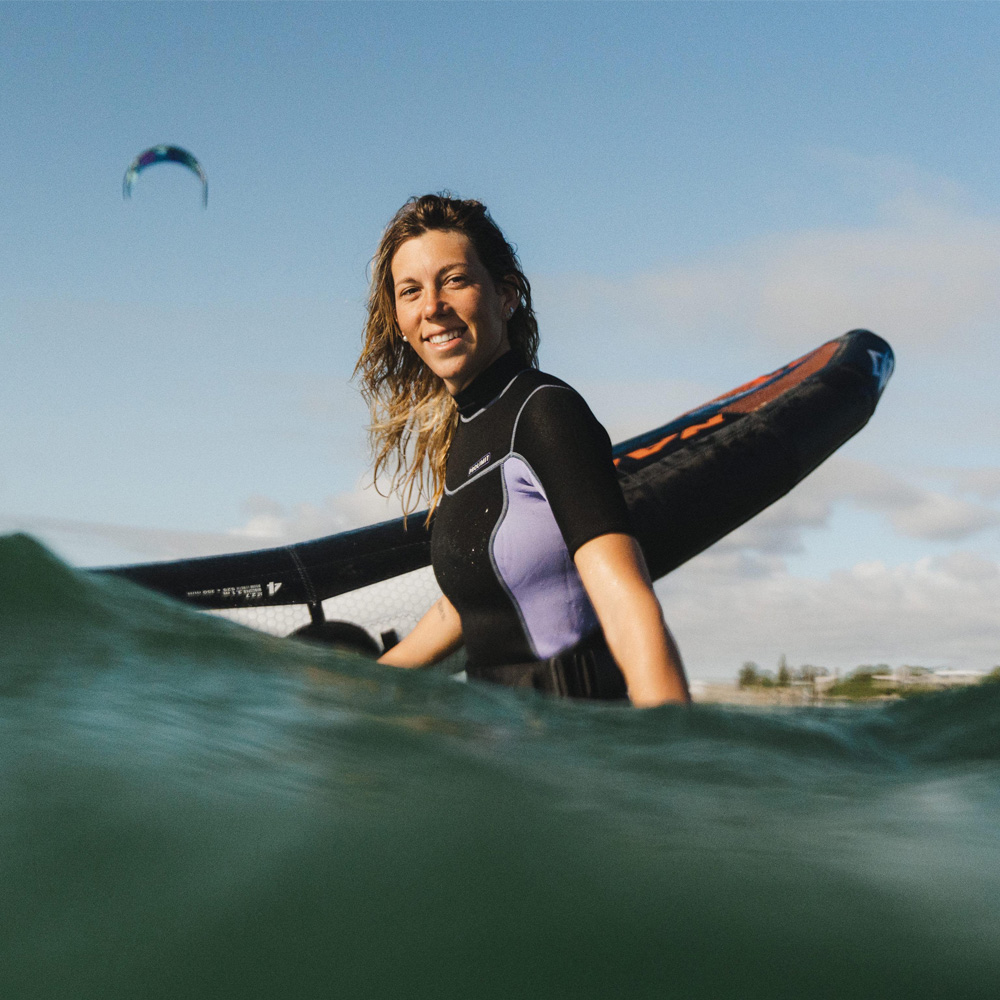 Prolimit Edge Shorty Neoprenanzug 2/2 mm Rückenreißverschluss Damen lila 5