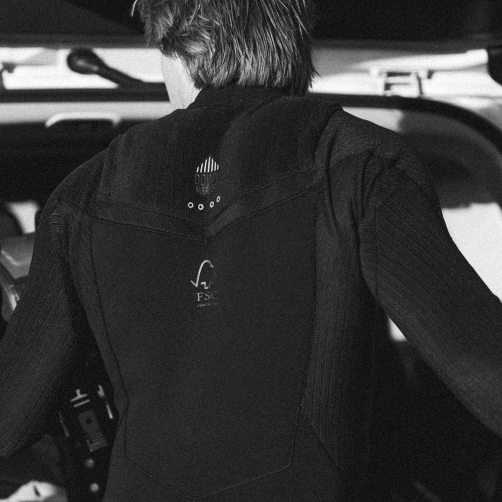 Prolimit Predator Steamer 4/3 mm Neoprenanzug Herren Brustreißverschluss blau 5