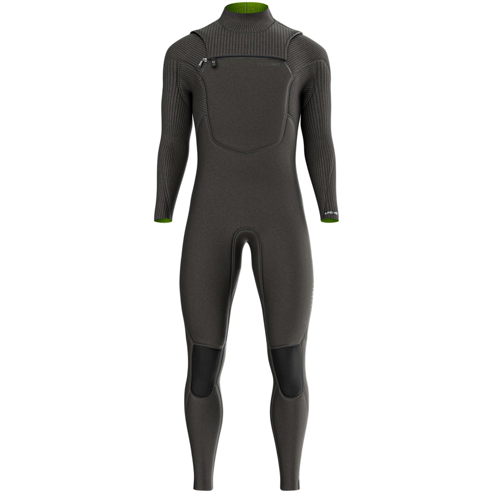 Prolimit Predator Fullsuit 3/2 mm Neoprenanzug Herren Brustreißverschluss schwarz 2
