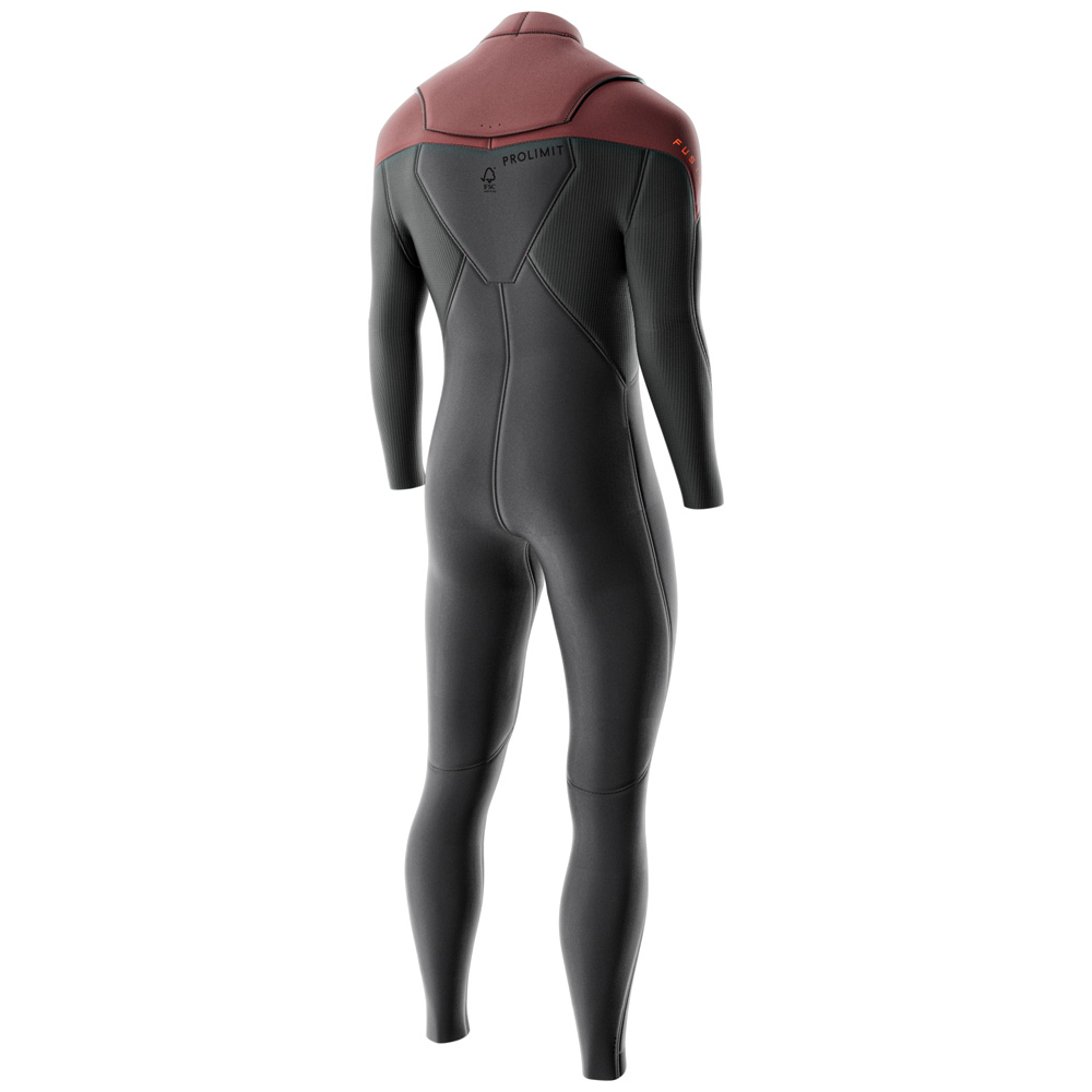 Prolimit Fusion Steamer Freezip 5/4 mm Jugendliche Rot 3