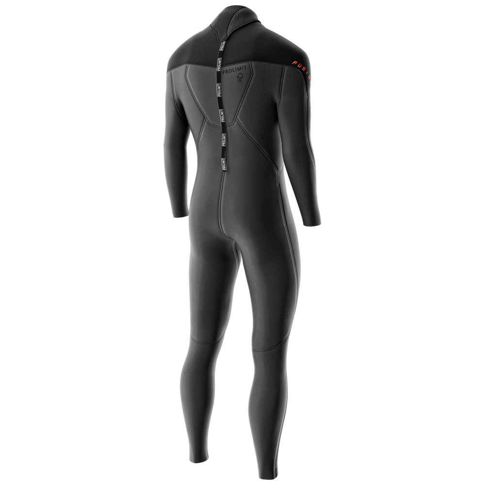Prolimit Fusion Fullsuit V-zip 3/2 mm Herren Schwarz 3