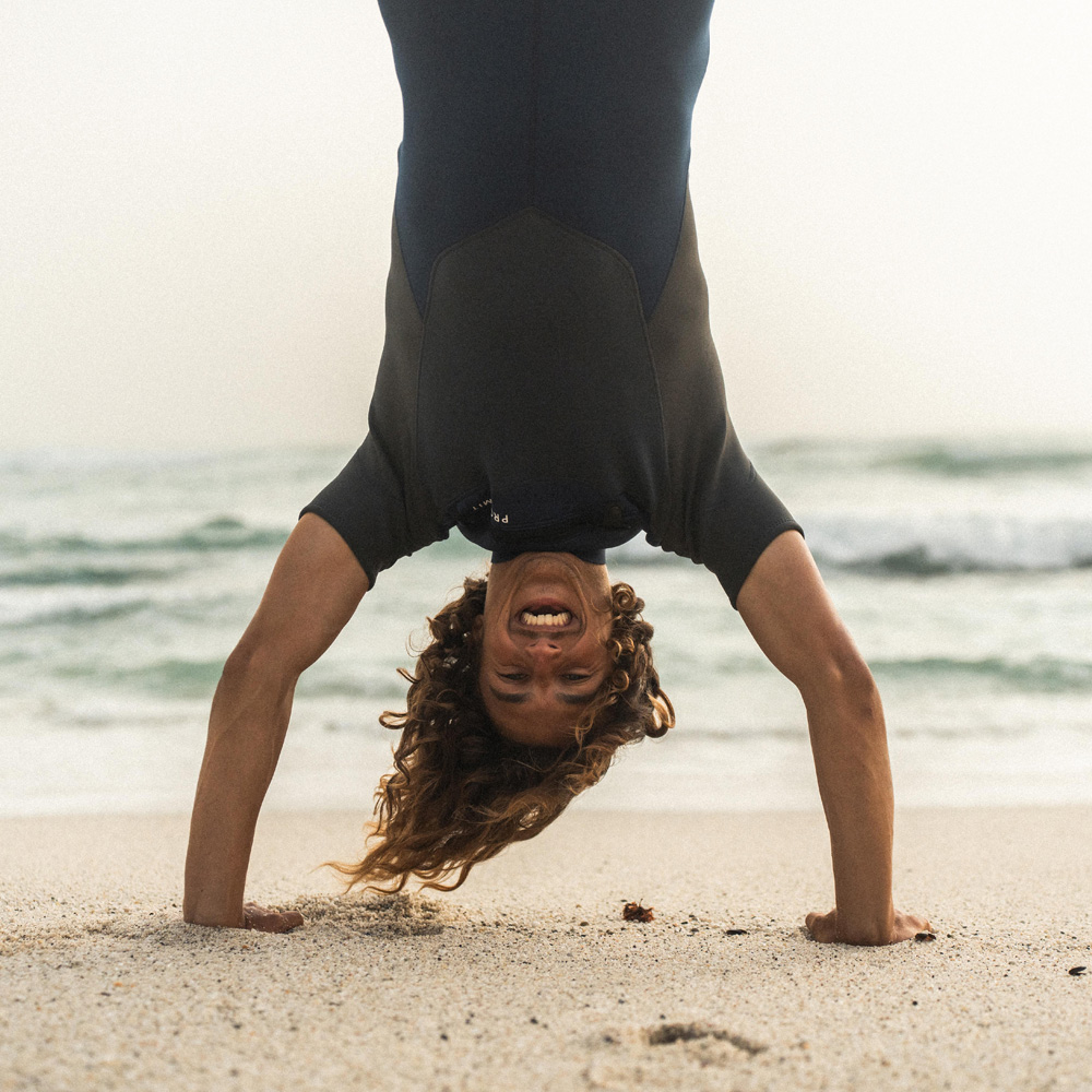 Prolimit Fusion Shorty 2/2 mm Neoprenanzug Herren Rückenreißverschluss schwarz 5