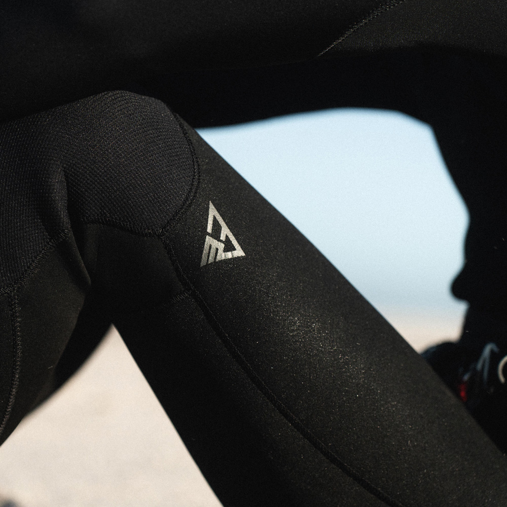 Prolimit ACE Steamer 4/3 mm Neoprenanzug Herren Rückenreißverschluss grau 4