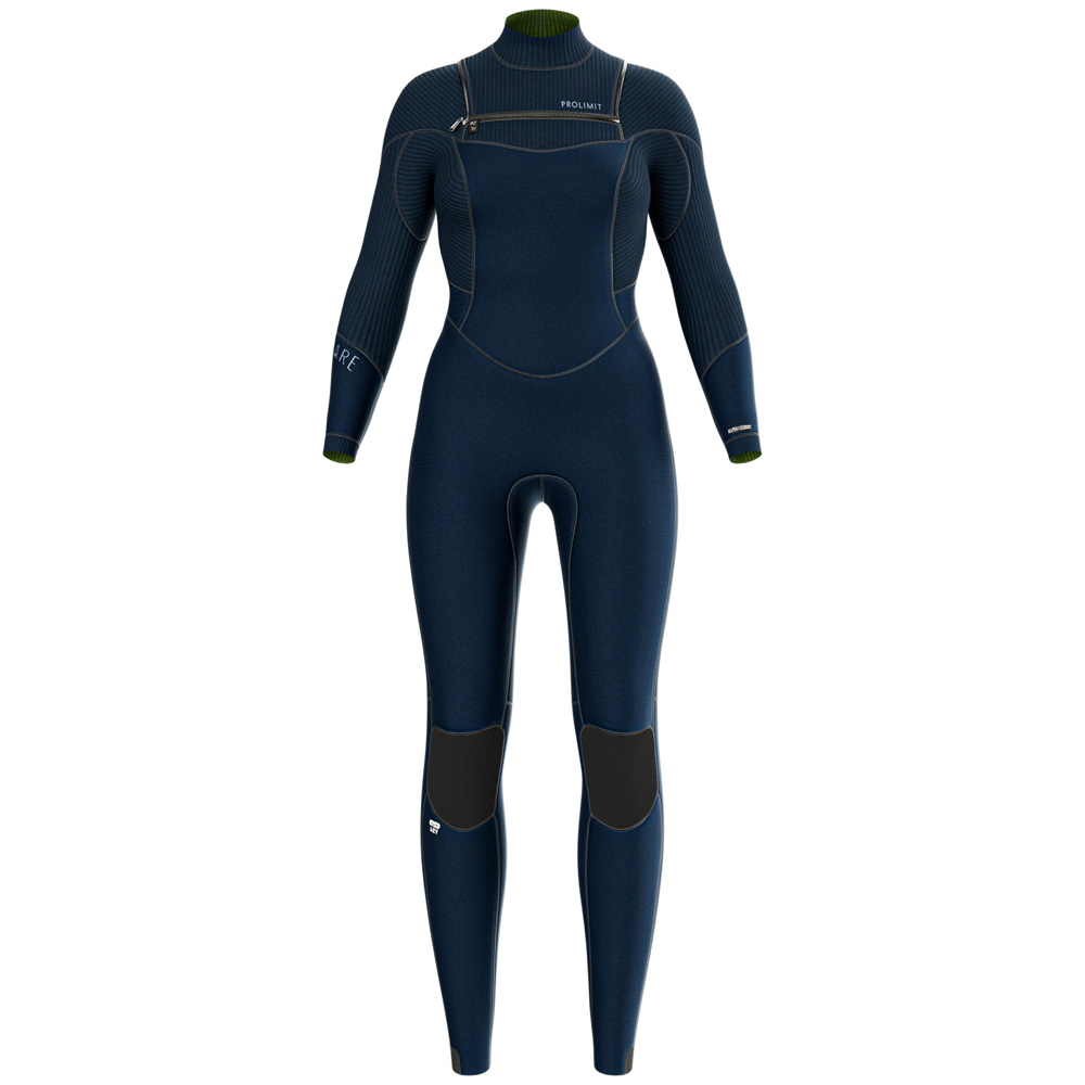 Prolimit Flare Steamer 5/4 mm Neoprenanzug Damen Brustreißverschluss blau 2