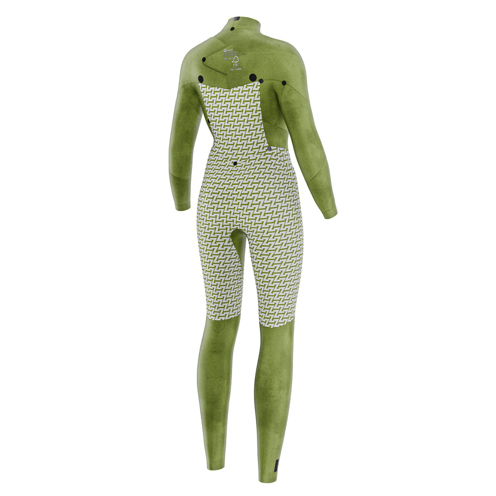 Prolimit Flare Fullsuit 3/2 mm Neoprenanzug Damen Brustreißverschluss blau 6