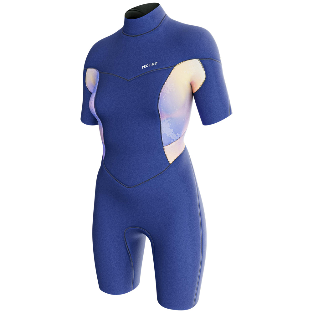 Prolimit Fire Shorty V-zip 2/2 mm Damen blau foto 1