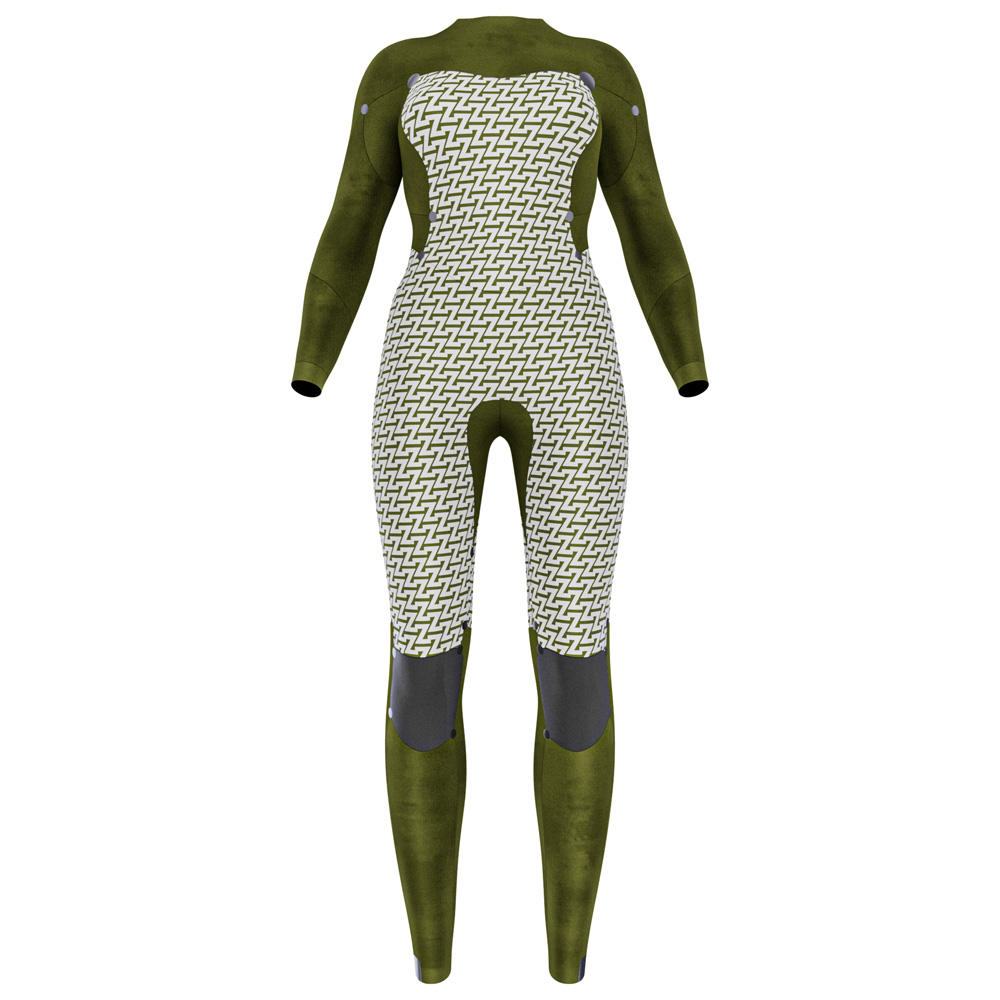 Prolimit Flare Steamer V-zip 5/4 mm Damen schwarz 5