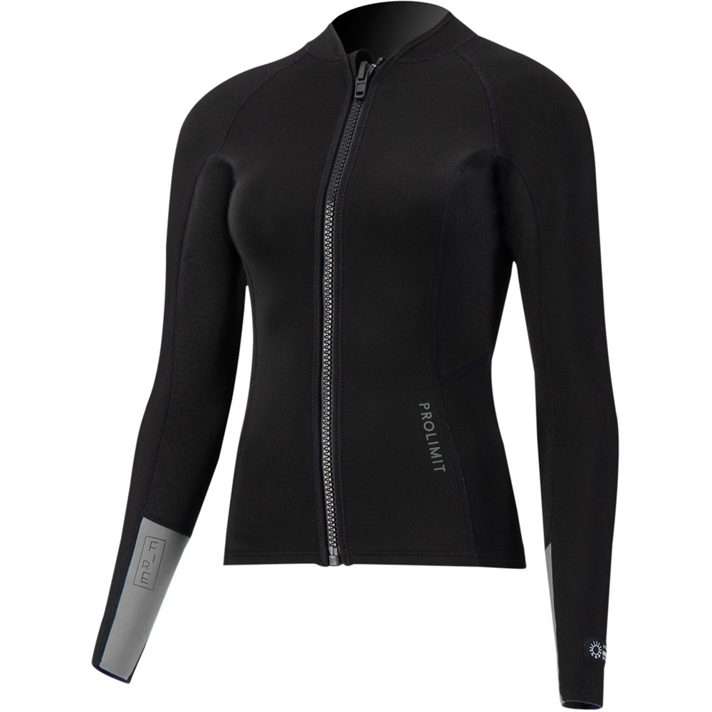 Prolimit Fire Neopren-Top 2 mm grau/schwarz Damen foto 1