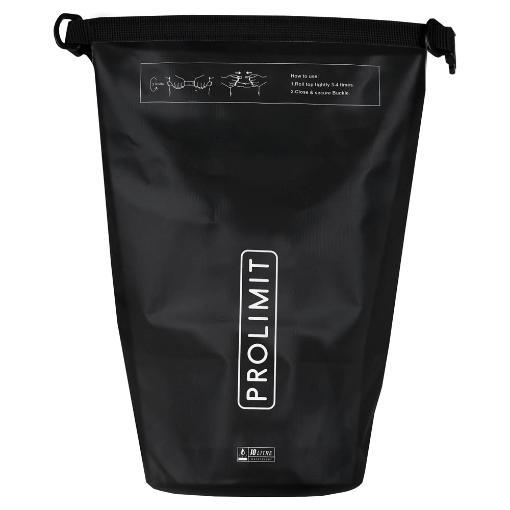 Prolimit Wasserdichter Beutel 10L schwarz Foto 2