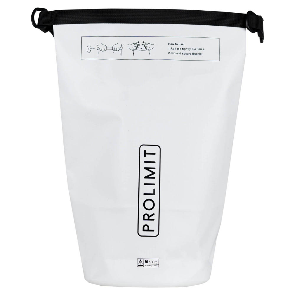 Prolimit Wasserdichter Beutel 10L weiß 2