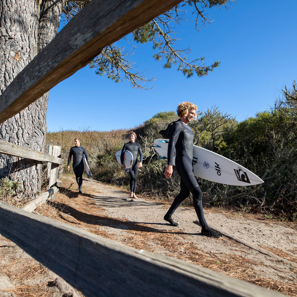 Oneill Epic 4/3 Rückenreißverschluss-Ganzanzug für Herren in Schwarz 4