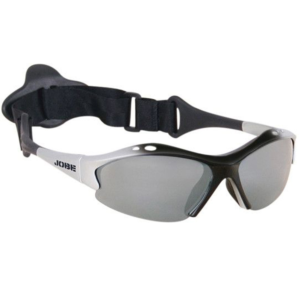 Treibende Wassersport-Sonnenbrille polarisiert silber halber Rahmen