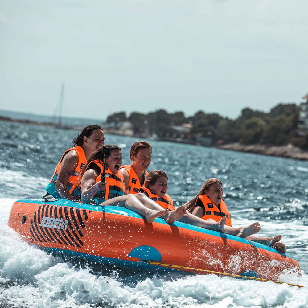 Jobe Miet-Schwimmweste orange blau 2