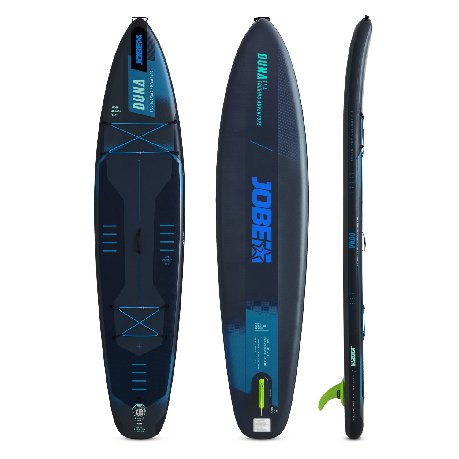 Jobe Duna 11.6 aufblasbares SUP-Paket blau 2