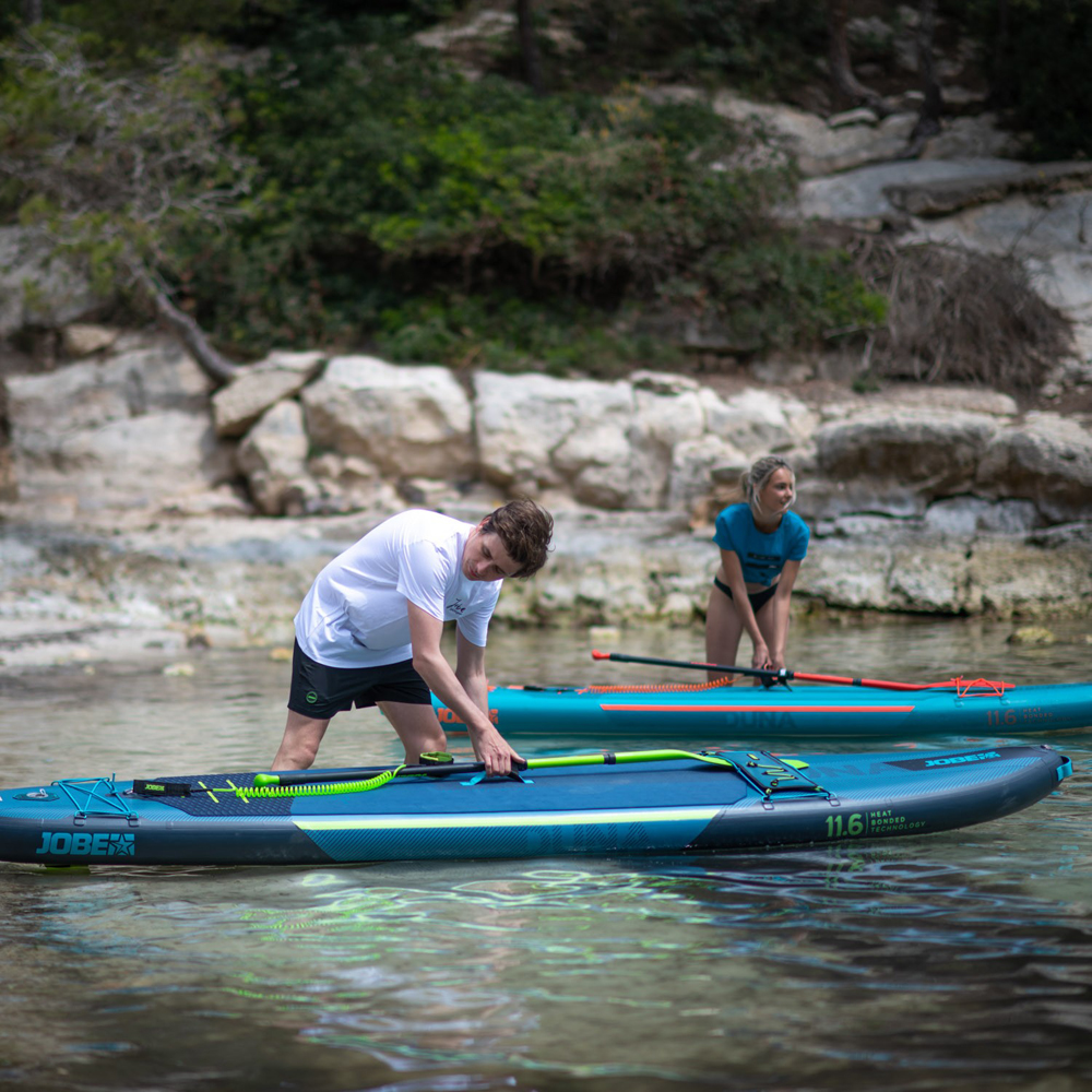 Jobe Stream Carbon 40 SUP Paddel Limette 3-teilig 4
