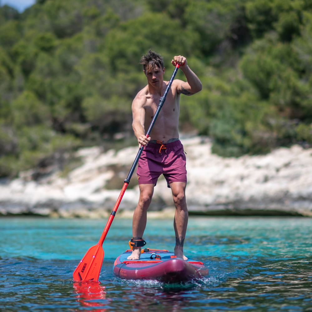 Jobe Stream Carbon 40 SUP Paddel Orange 3-teilig 4